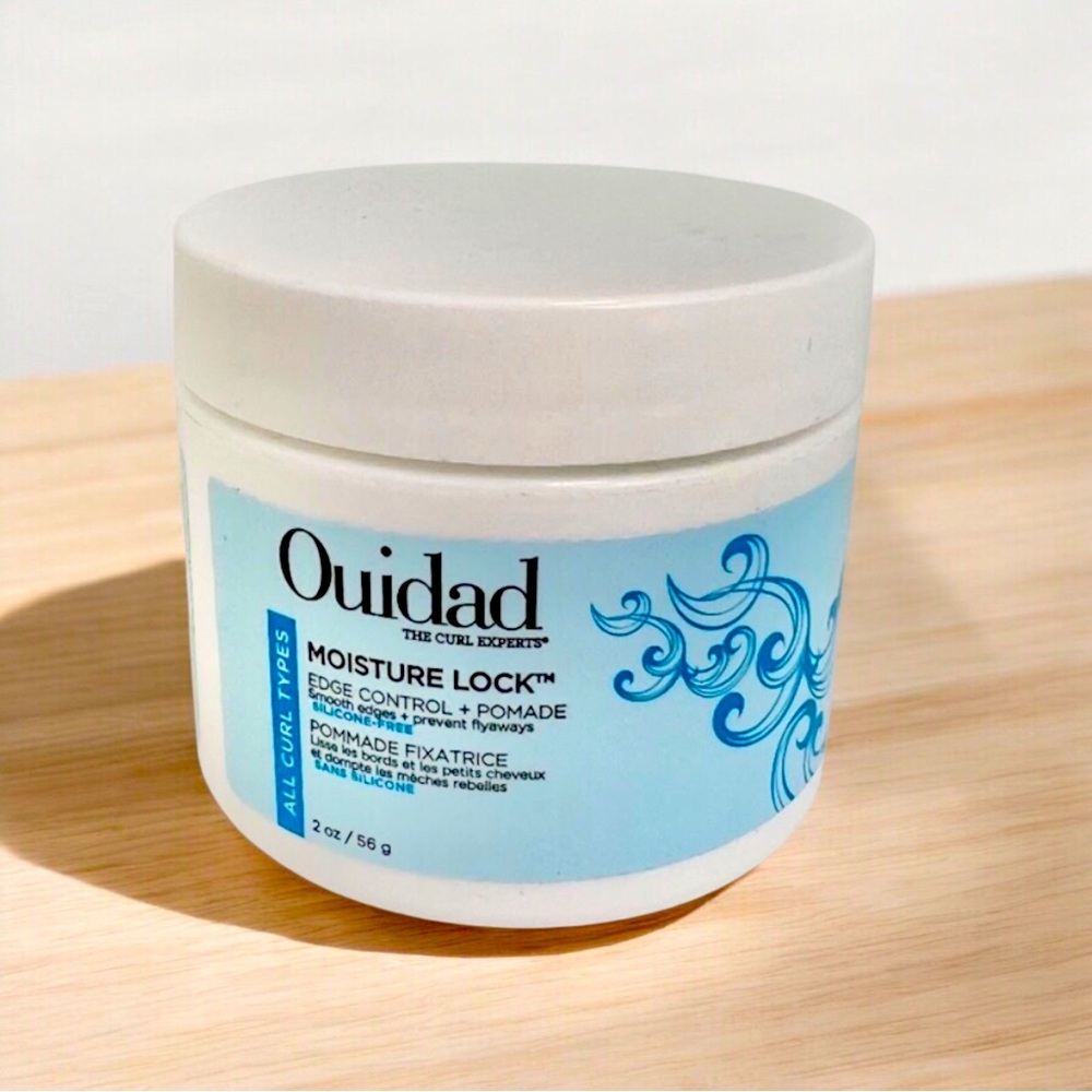 Ouidad Moisture Lock Edge Control + Pomade Smooth Edges & Prevent Flyaways 2oz